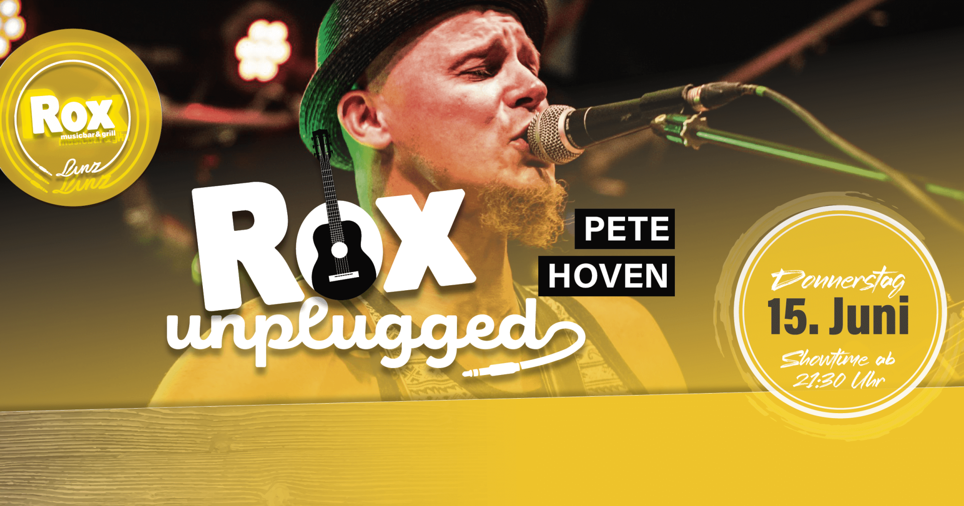 ROX Linz unplugged Pete Hoven