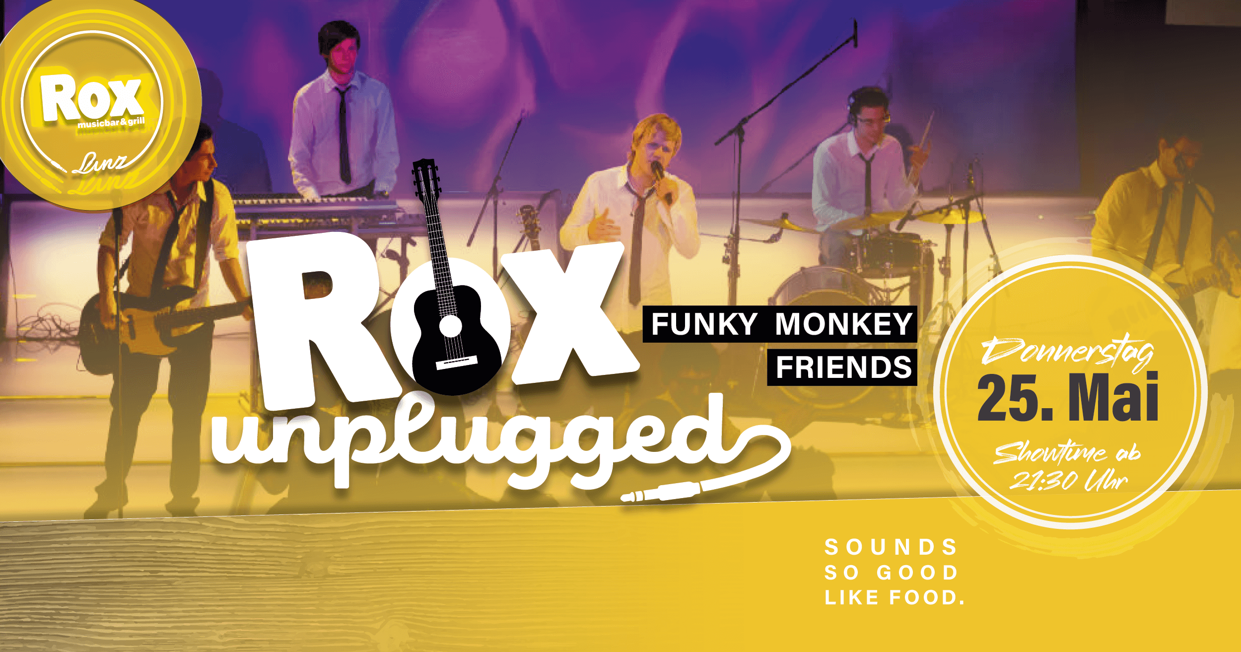 ROX Unplugged mit Funky Monkey Friends