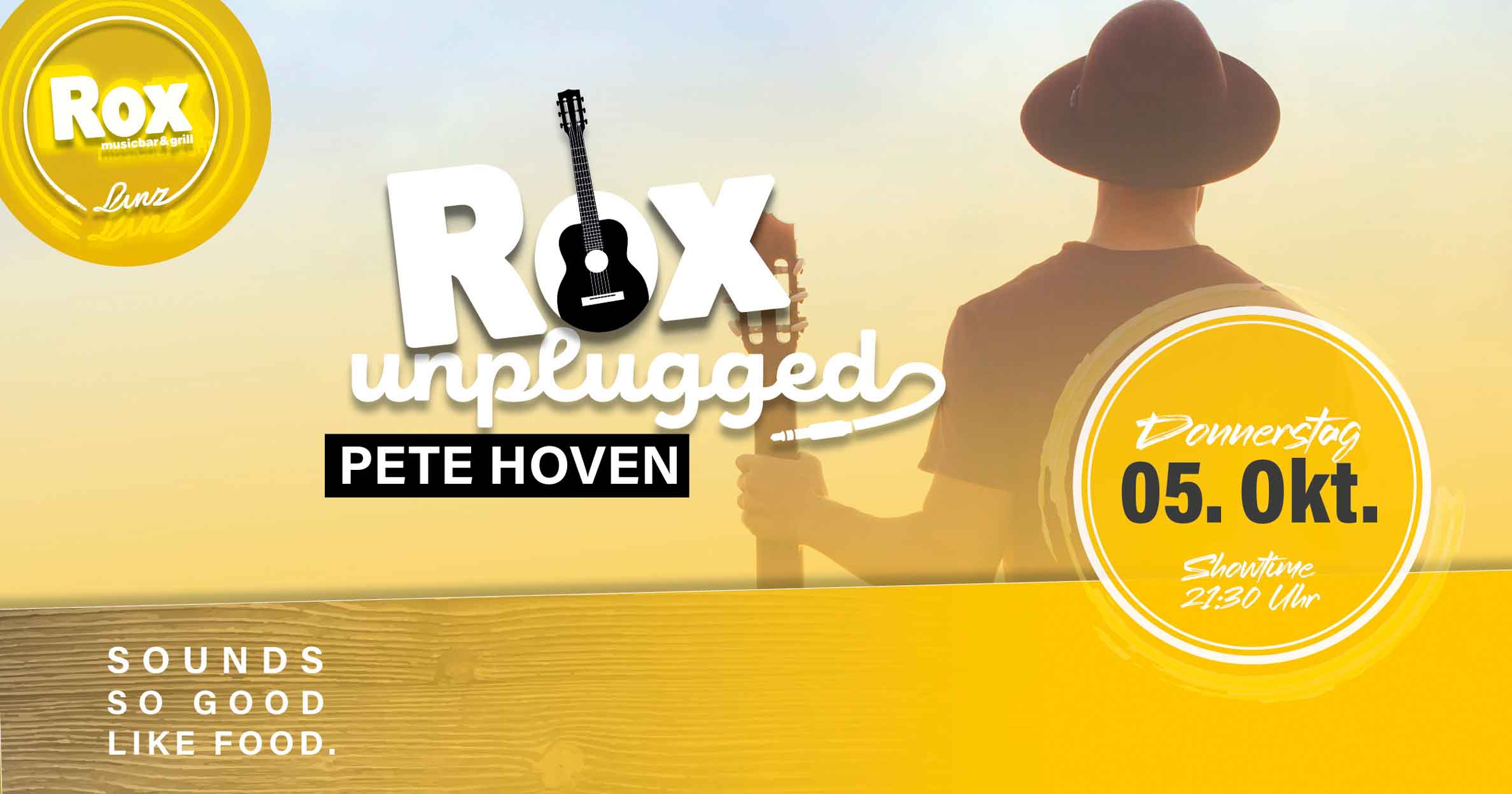 Rox Unplugged mit Pete Hoven | DO 05.10.