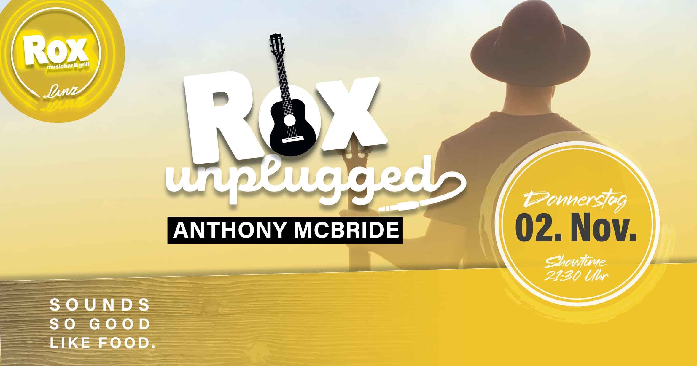Rox Unplugged mit Anthony MC Bride | DO 02.11.