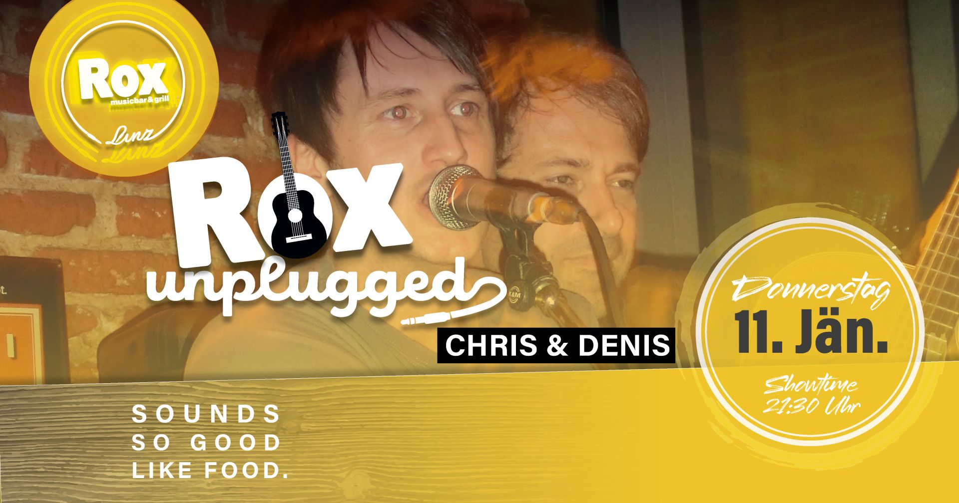 Rox Unplugged mit Chris & Denis | DO 11.01.