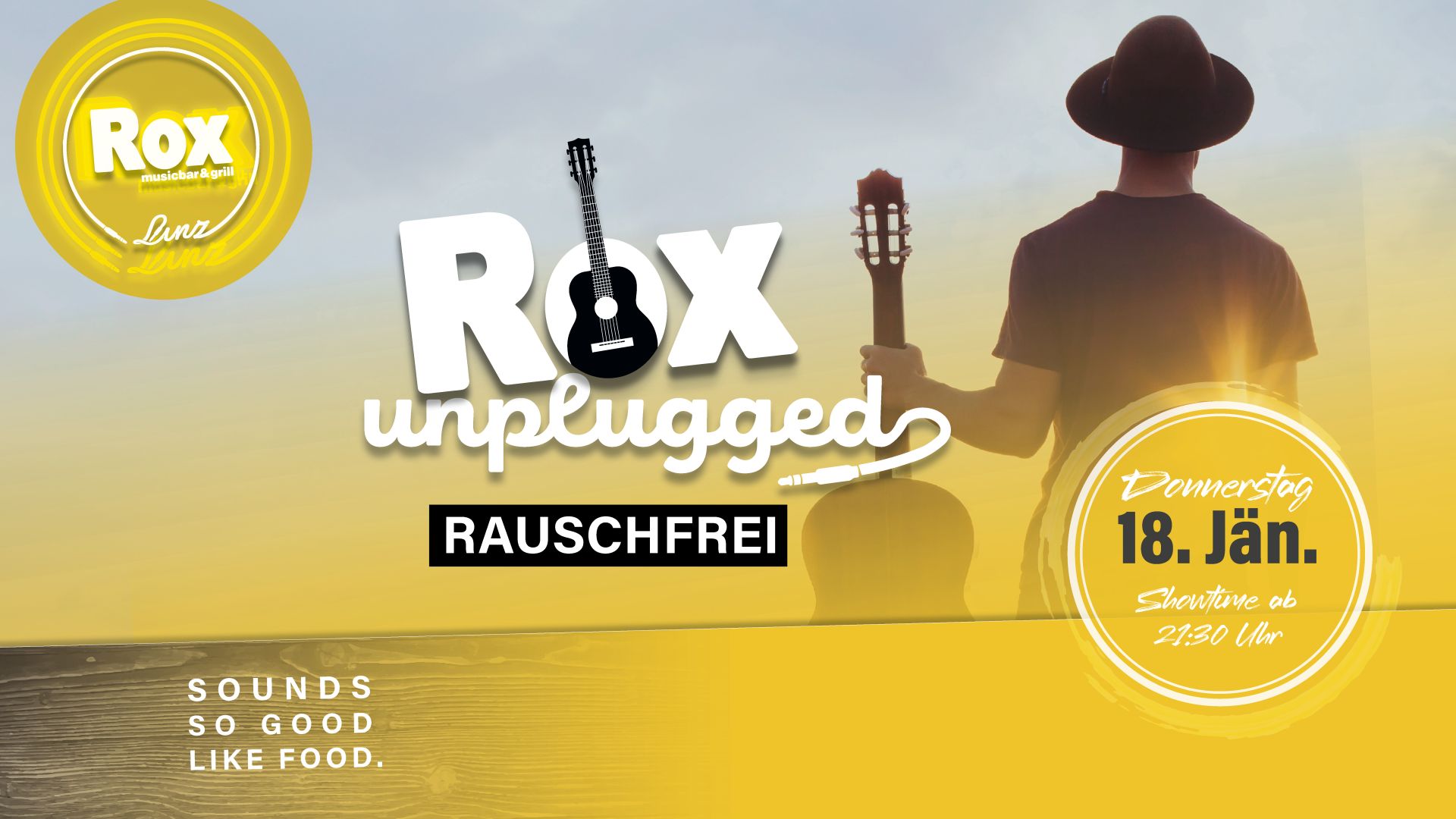 Rox Unplugged mit RAUSCHFREI | DO 18.01.