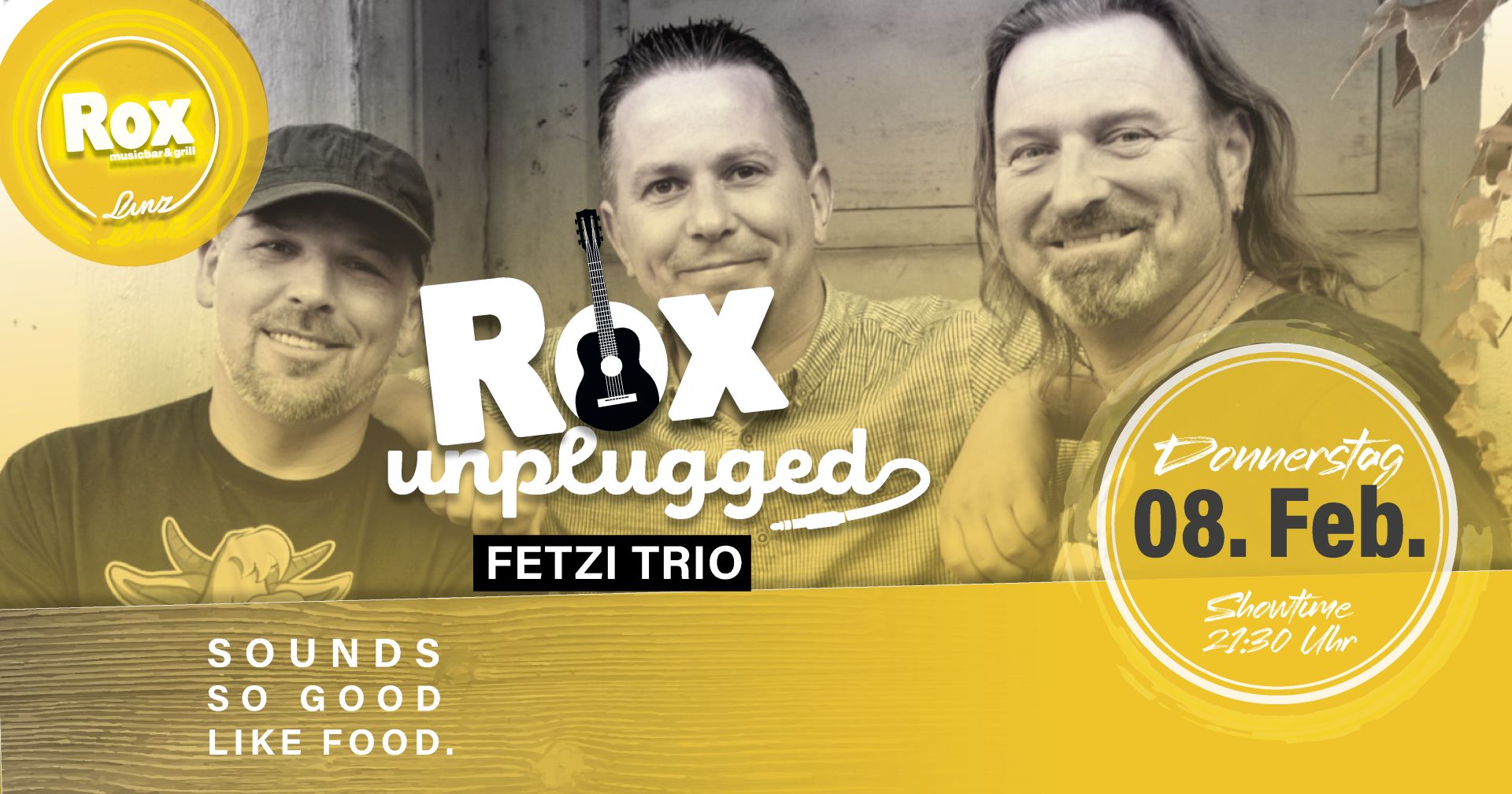 Rox unplugged mit dem Fetzi Trio | DO 08.02.
