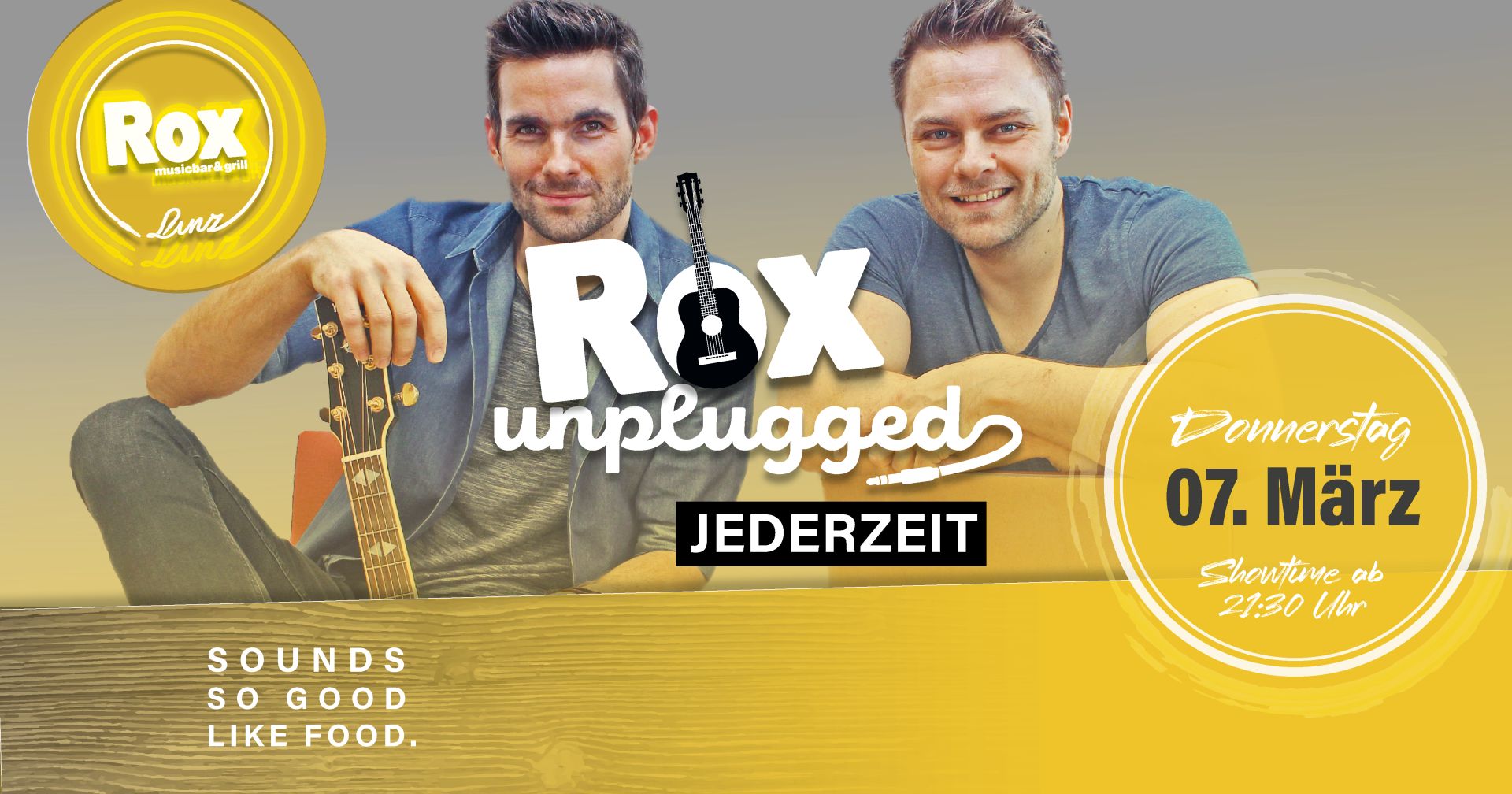 Rox Unplugged - JEDERZEIT | DO 07.03.