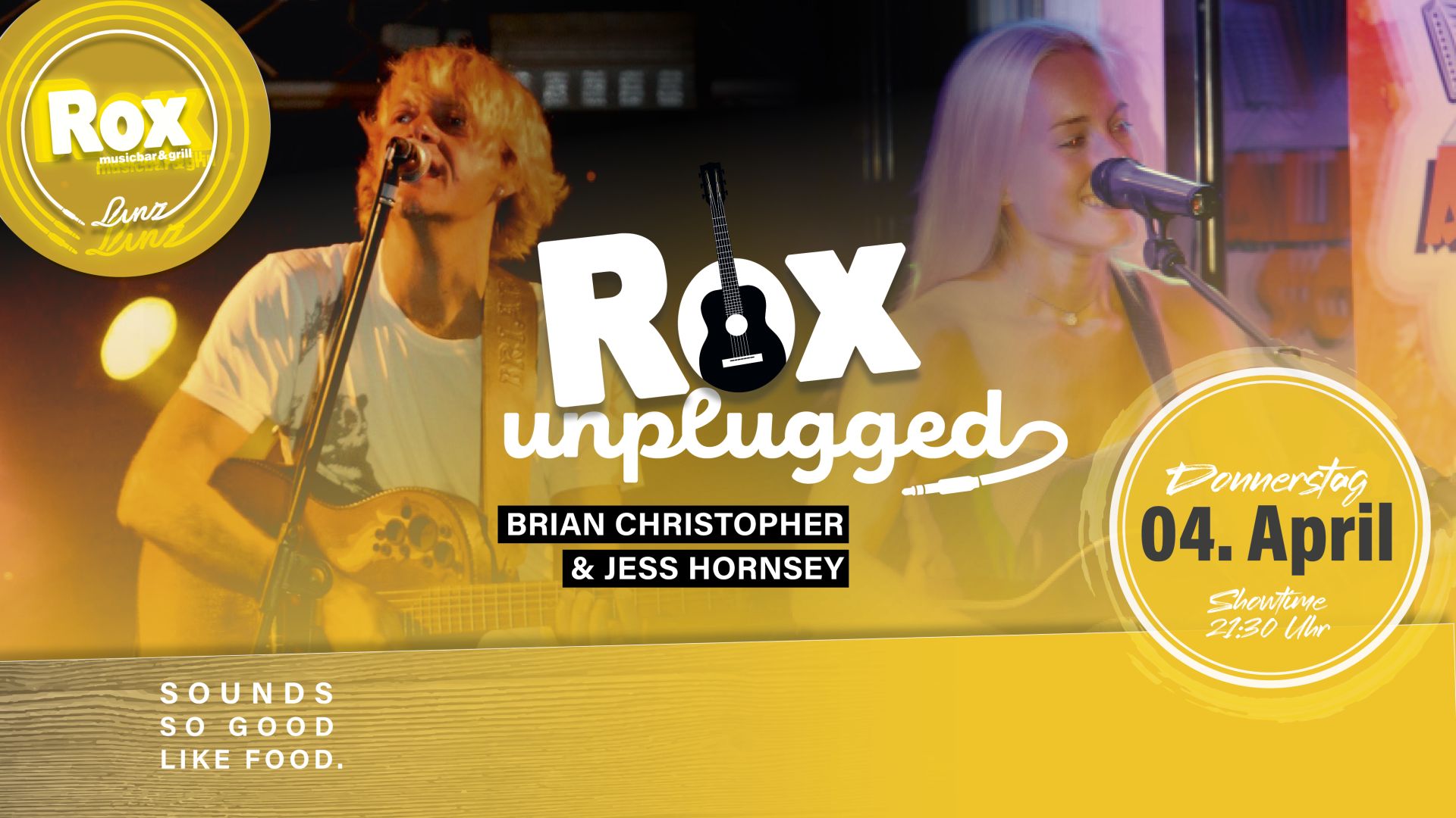 Rox unplugged - Brian Christopher & Jess Hornsey | Do 04.04.