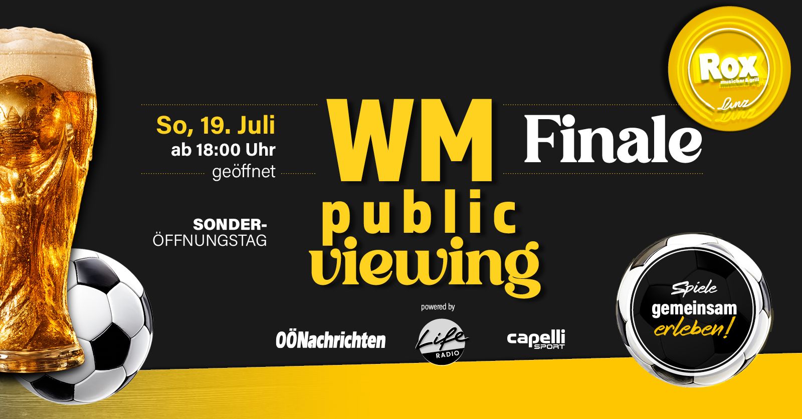 WM FINALE Public Viewing