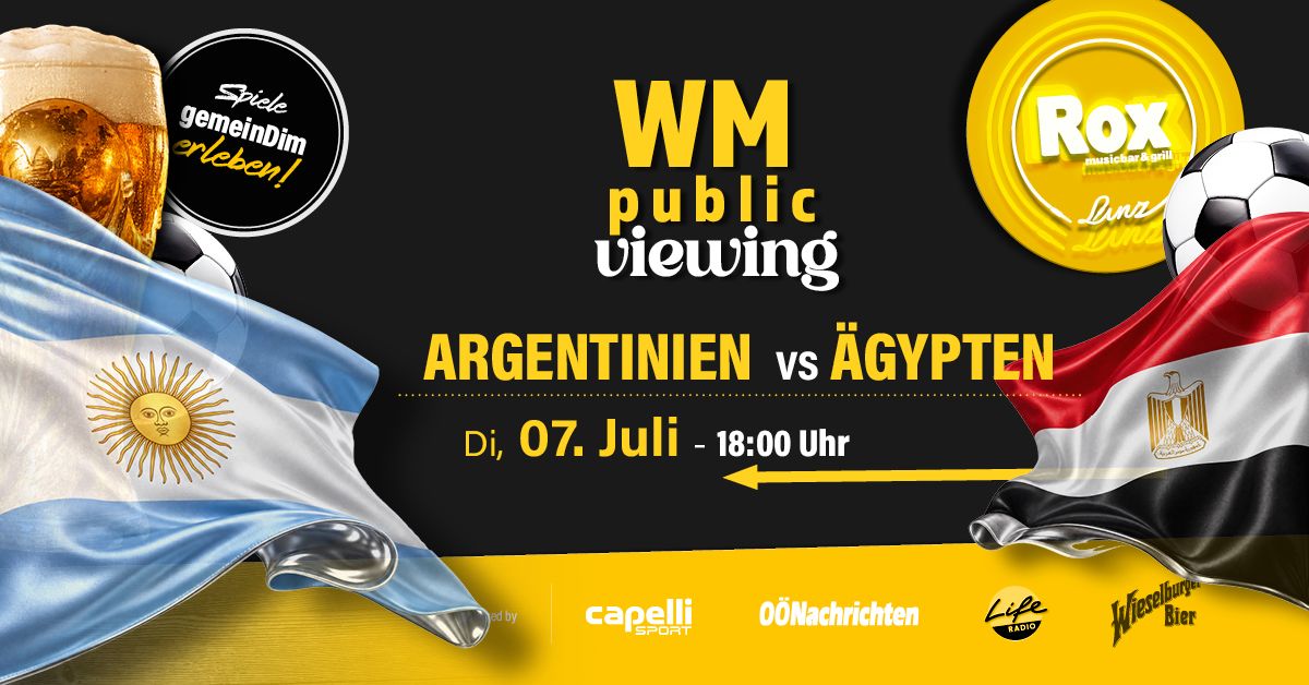 WM 2026 - Argentinien gegen Ägypten