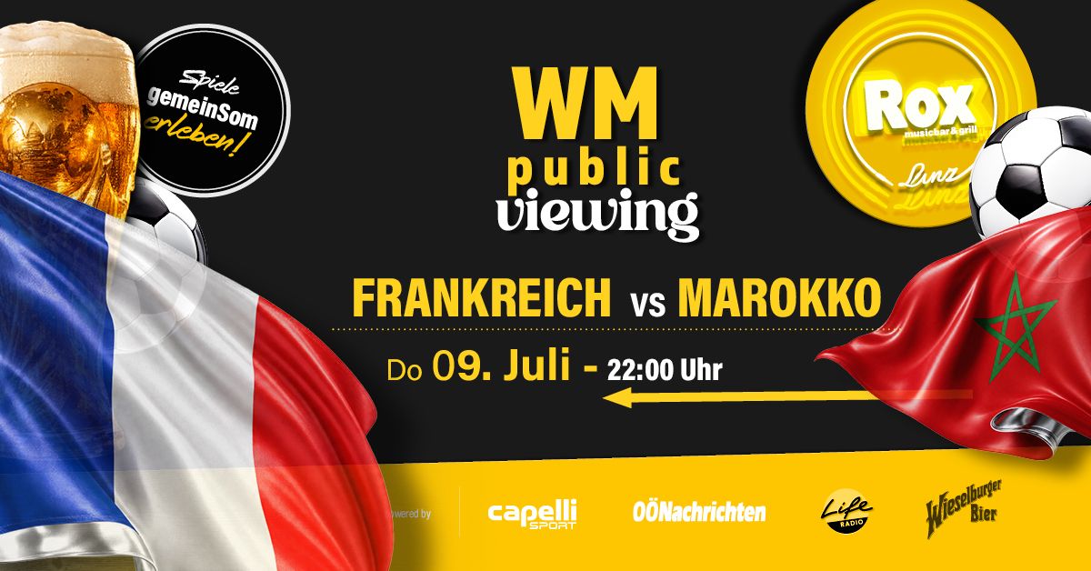WM 2026 - Frankreich gegen Marokko